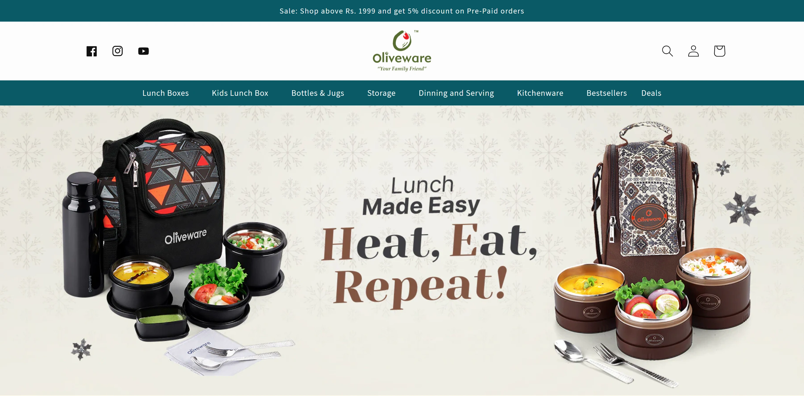 Oliveware eco-friendly products Shopify e-commerce website development success story
